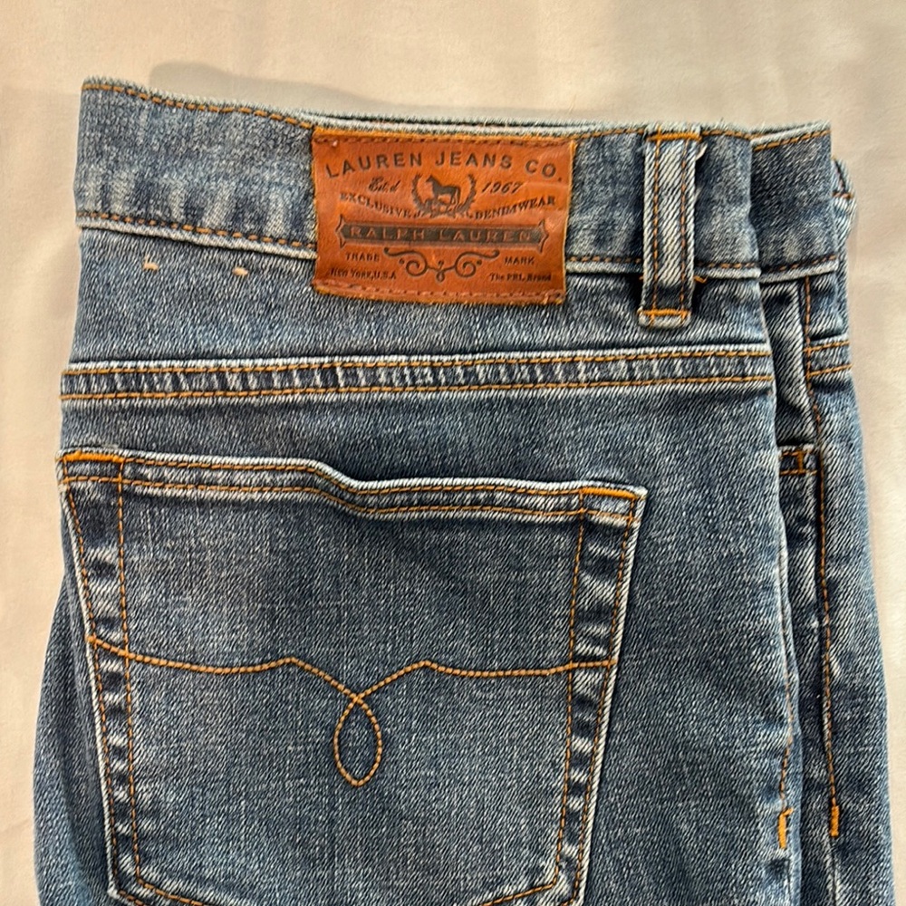 Women's Blue Capris Jeans